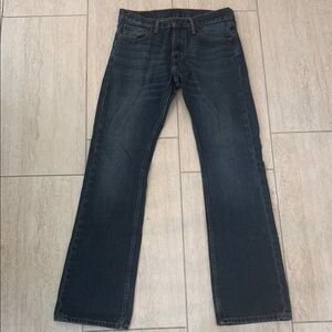 Levi’s Men's 527 Slim Boot Cut Dark Blue Jeans